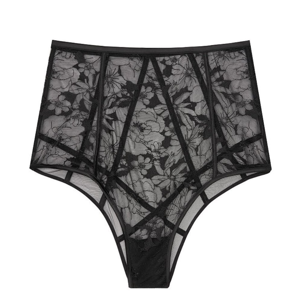 Victoria’s Secret LUXE LINGERIE Embroidered Cheeky Panty NWT - Picture 4 of 7